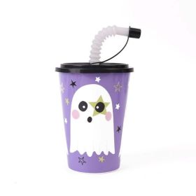 Halloween Plastic Mini Tumbler Party Favor with Ghost Design, 13 oz, by Way To Celebrate - Way To Celebrate