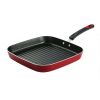 Tramontina EveryDay 11 in Aluminum Nonstick Square Grill Pan Red - Tramontina