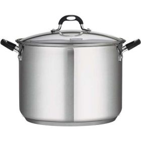 Tramontina 16 Quart Stainless Steel Covered Stock Pot - Tramontina