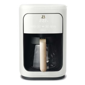 14-Cup Programmable Drip Coffee Maker with Touch-Activated Display, White Icing by Drew Barrymore - whiteicing