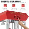 VEVOR Popcorn Popper Machine 8 Oz Countertop Popcorn Maker 850W 48 Cups Red - 8 Oz