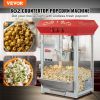 VEVOR Popcorn Popper Machine 8 Oz Countertop Popcorn Maker 850W 48 Cups Red - 8 Oz