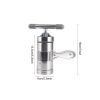 1pc Manual Noodle Press Machine; Noodle Machine Stainless Steel Household; Multiple Modes For Selection 7in*2.3in - 5 Kinds Of Molds