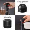 2/3 Pack Vacuum Red Wine Bottle Cap Stopper Silicone Sealed Champagne Leak-proof Retain Freshness Wine Plug Gift for Wine Lovers - Mixed 2 Packs