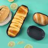 4pcs Set Silicone Cake Pan Mold High Temperature Baking Kitchen Tools Steamed Bread Toast Bread Baguette Oven Baking Pan Mold - Dark Gray - Bread Mold