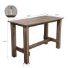 Dining Table Kitchen Table Multifuntional Desk For Living Room Dining Room - Light Brown - Light Brown