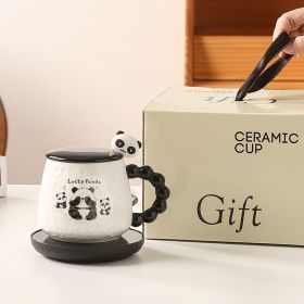 55 Degree Constant Temperature Cup Warm Set Cute Cartoon Panda (Option: 1style-AU)